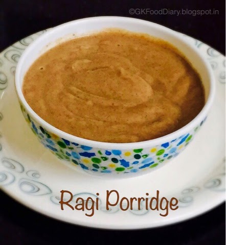 Ragi Porridge Recipe