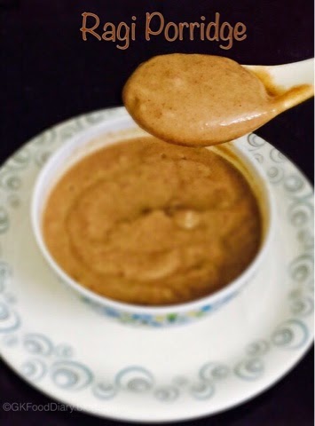 Homemade Ragi Porridge Recipe for Babies 