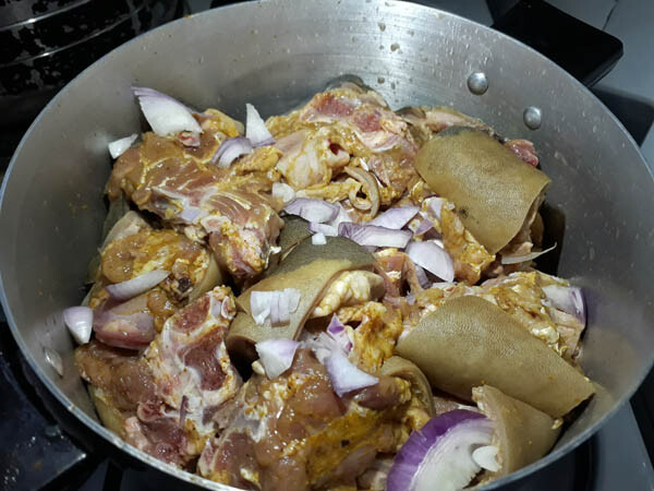 parboiling meat