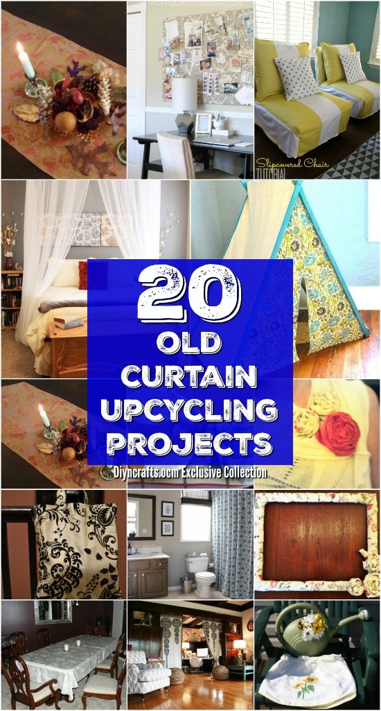 20 Repurposing Ideas To Make Good Use Of Old Curtains {Brilliant ideas!}