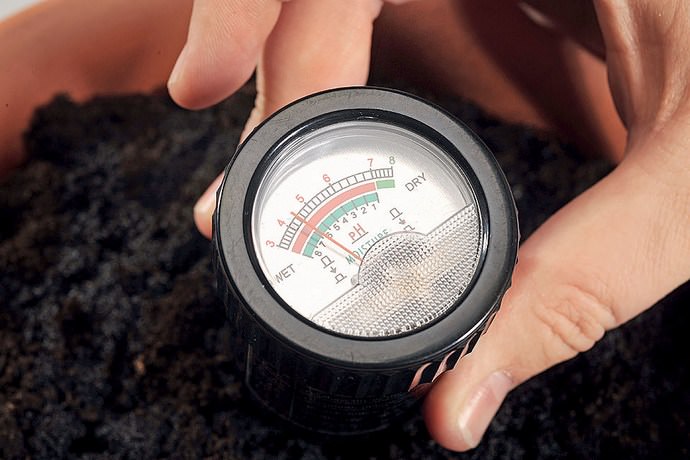 Измеритель почвы позволяет определять реакцию грунта, его влажность, температурные показатели и уровень освещенности