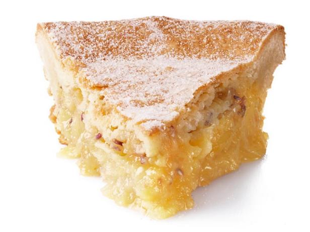 Фотография блюда - Песочный лимонный пирог с лавандой