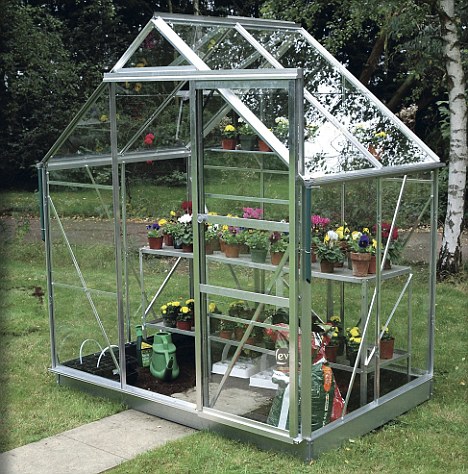 £79.99: galvanised steel and aluminium, 183x122cm, www.homebase.co.uk