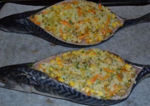 Рыба, запеченная с рисом - фото шаг 11