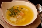 Рыбный суп с креветками