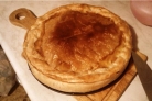 Пирог с мясом из слоеного бездрожжевого теста