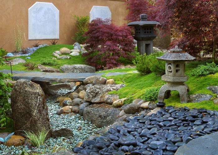 Японский садик на даче своими руками