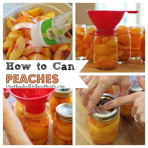 how to can peaches