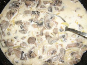 Грибной соус из замороженных грибов