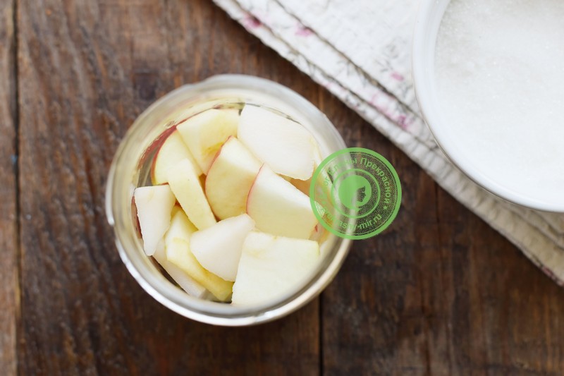 Яблоки в собственном соку на зиму рецепт с фото
