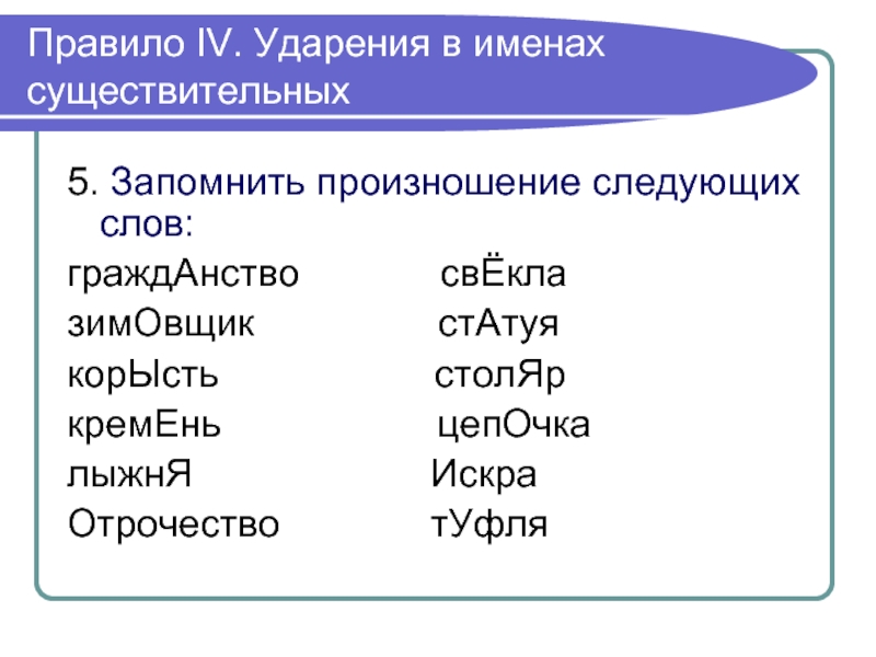 Нормы словоизменения имен существительных 6 класс