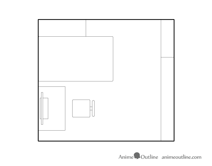 Room plan drawing