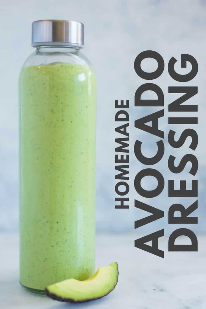 This Avocado Dressing is my go-to for cobb salads and is so creamy and delicious.